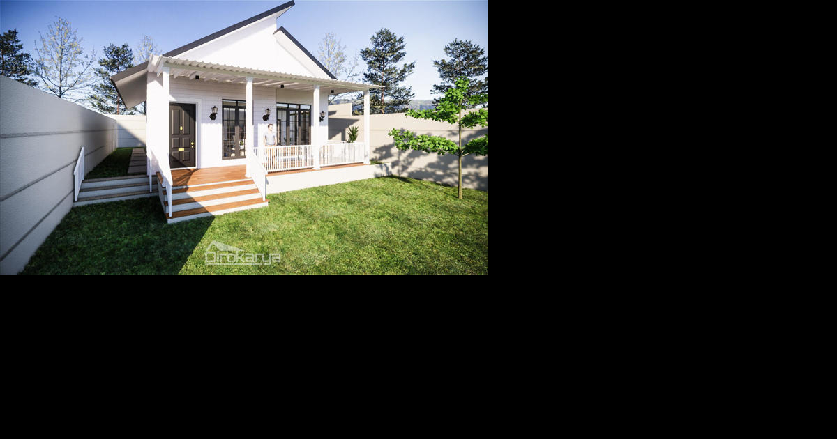 Desain Rumah Klasik dengan Rooftop diro karya Desain Rumah Klasik dengan Rooftop diro karya