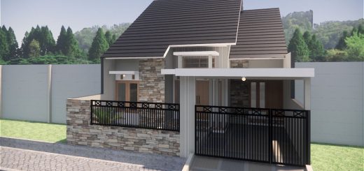 desain rumah type 100