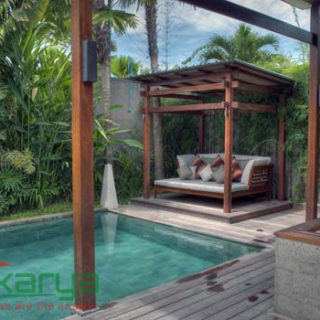 gazebo unik untuk taman asri anda