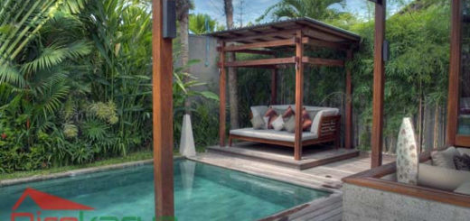 gazebo unik untuk taman asri anda