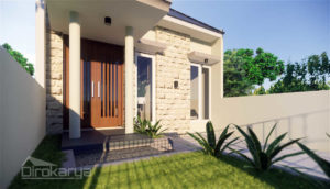 desain rumah type 45 minimalis modern