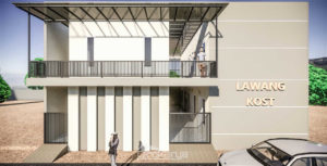 Desain Rumah Kost 2 Lantai