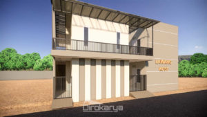 Desain Rumah Kost 2 Lantai