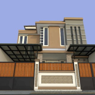 desain rumah 2 lantai
