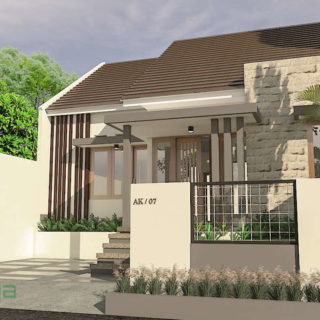 desain rumah 1 lantai