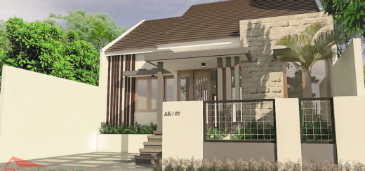 desain rumah 1 lantai