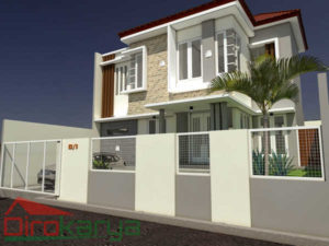 desain rumah 2 lantai type 150 malang