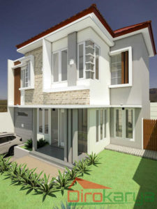 desain rumah 2 lantai type 150 malang
