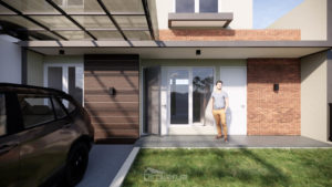 bangun rumah tumbuh 2 lantai