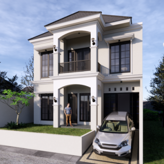 desain rumah klasik