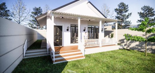 desain rumah american style