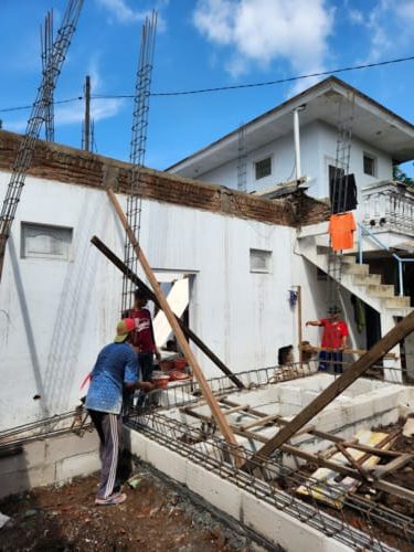 rumah cantik fasad lengkung