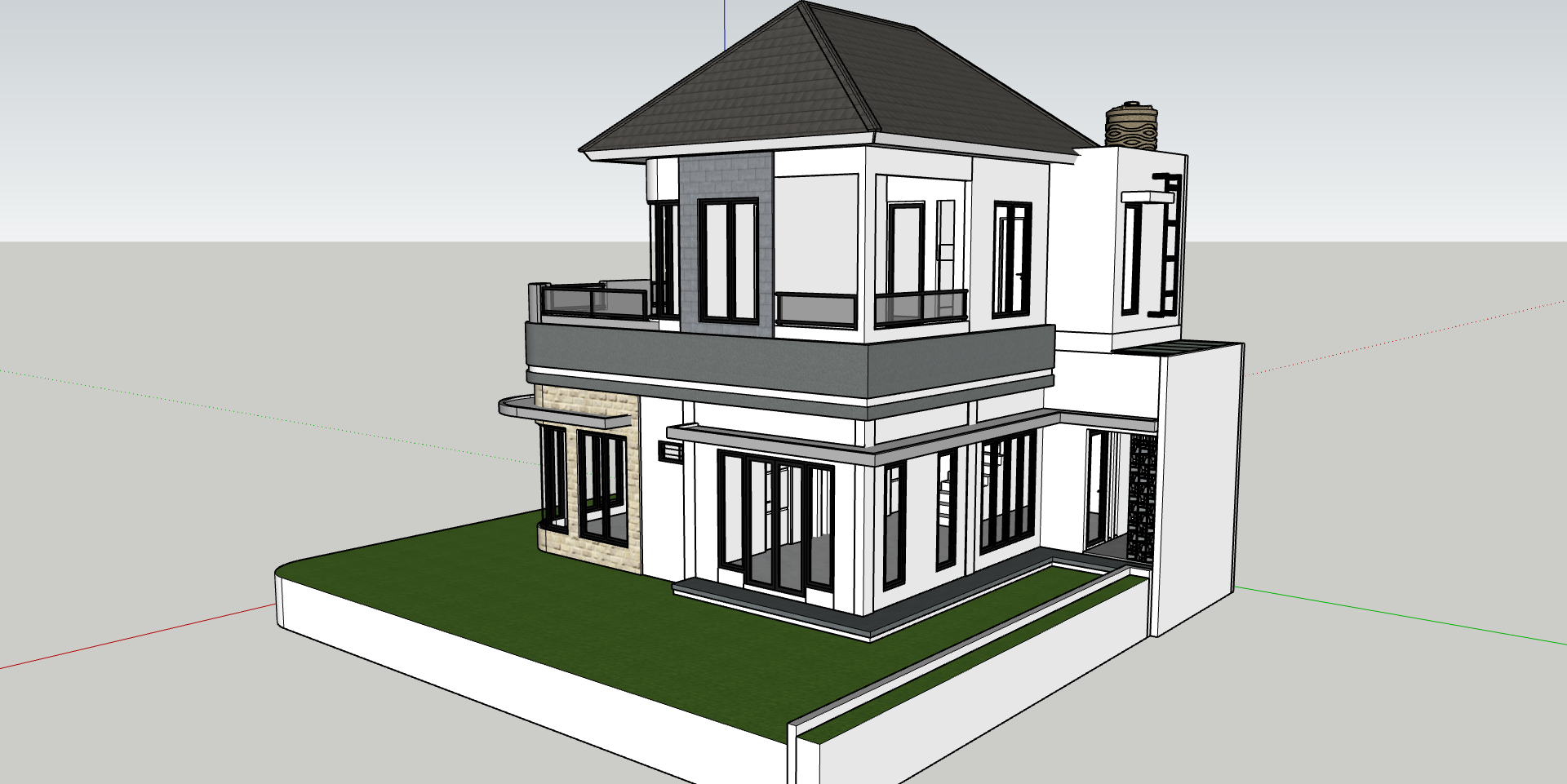 Villa Minimalis di batu Malang