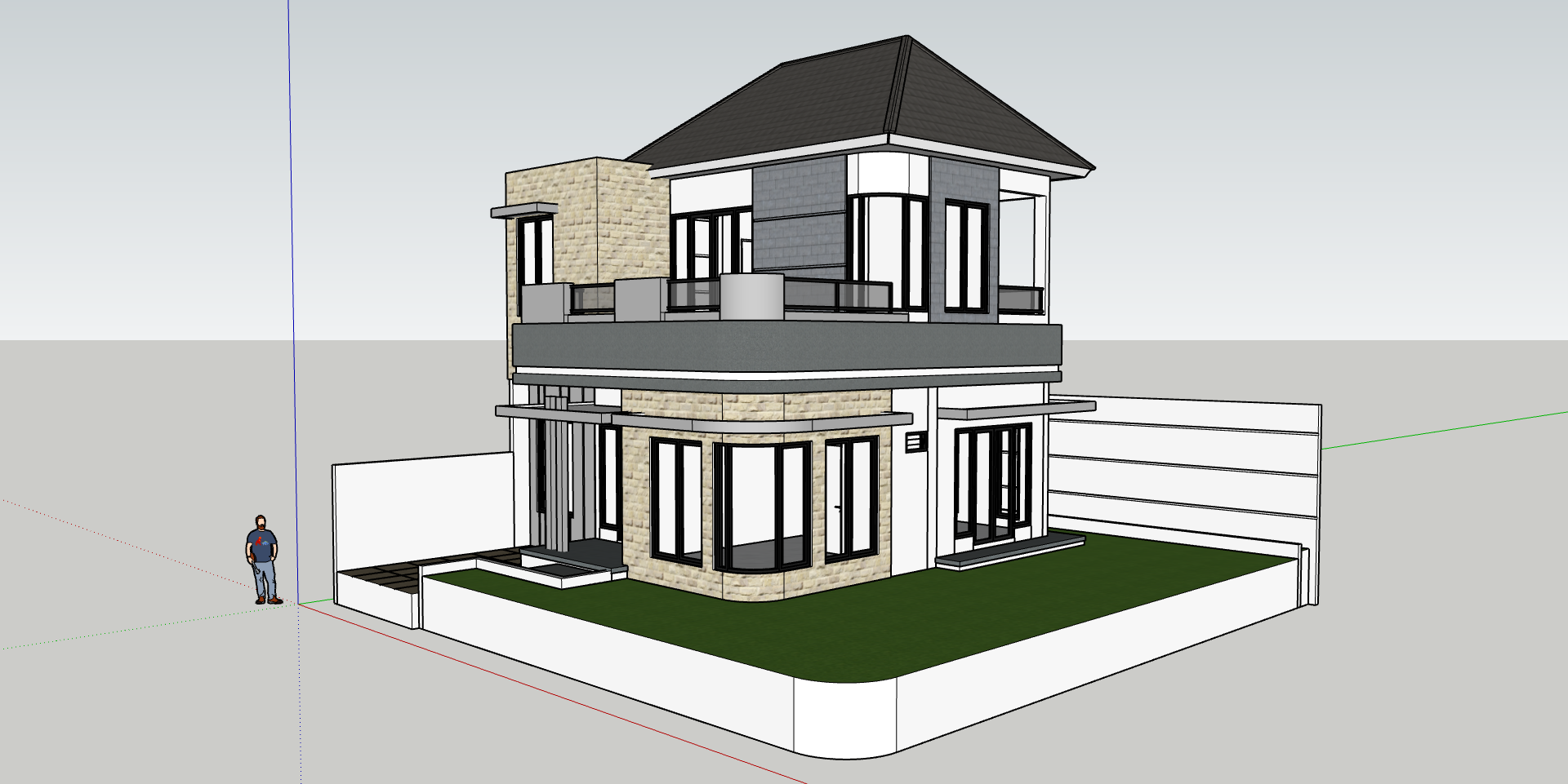 Villa Minimalis di batu Malang