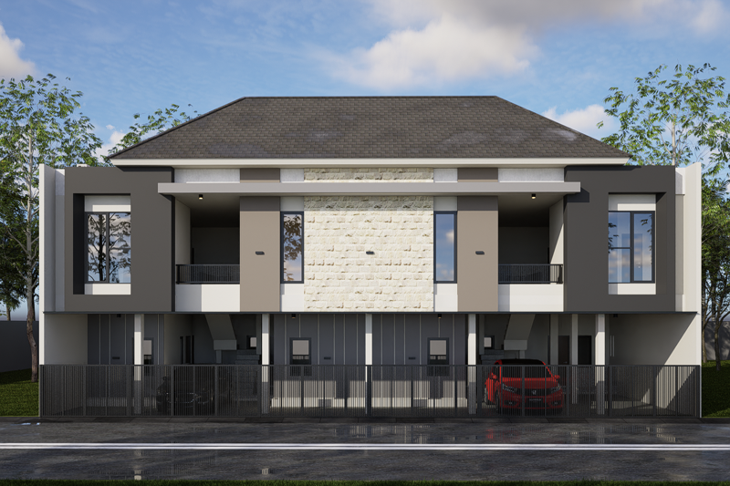 rumah kost 2 lantai 21 kamar merjosari
