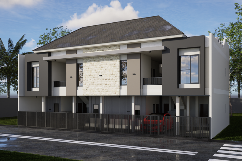 rumah kost 2 lantai 21 kamar merjosari